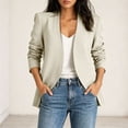 thumbnail image 4 of Gytharion Women's Plus Size Open Front Suit Jackets Office Work Commute Casual Blazer Fashion Solid Color Collarless Business Jackets, 4 of 8