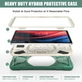 thumbnail image 5 of For Lenovo Tab M11/Tab K11 LTE/Xiaoxin Pad 2025 Case 11 inch, 360 Hand Strap, Shoulder Strap, Kickstand, Rugged Drop Protection, Emerald Green, 5 of 7