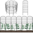 thumbnail image 3 of Decorative Garden Fence Fencing, 36in (H) x 16ft (L) Rustproof Metal Wire Panel Border Animal Barrier for Dog, Flower Edging for Yard Landscape Patio Outdoor Decor, Arched$$Garden & Patio, 3 of 6