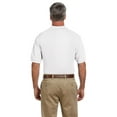 thumbnail image 3 of Harriton 5 oz. Blend-Tek Polo (M280) White, M, 3 of 3