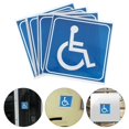 thumbnail image 2 of 4pcs Disabled Wheelchair Stickers Adhesive Disabled Wheelchair Symbol Signs Wheelchair Decals, 2 of 4