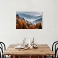 Autumn Forest Landscape Canvas Wall Art, Fall Nature Scenery Picture ...