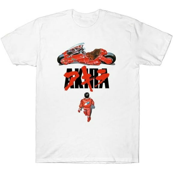 Akira Merch T-shirt Trendy Printed Short-sleeved Men And Women Summer Round Neck Harajuku Wear