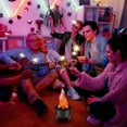 thumbnail image 5 of 3D LED Fake Fire Flame Light, Artificial Flickering Flame Lamp Bulb Electric Campfire Effect Indoor for Christmas Halloween Festival Event Party Club Decoration, 5 of 5