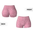 thumbnail image 4 of KLL Glitter Pattern Workout Shorts for Women Scrunch Short Gym Yoga Running Sport Active Exercise Fitness Shorts, 4 of 8