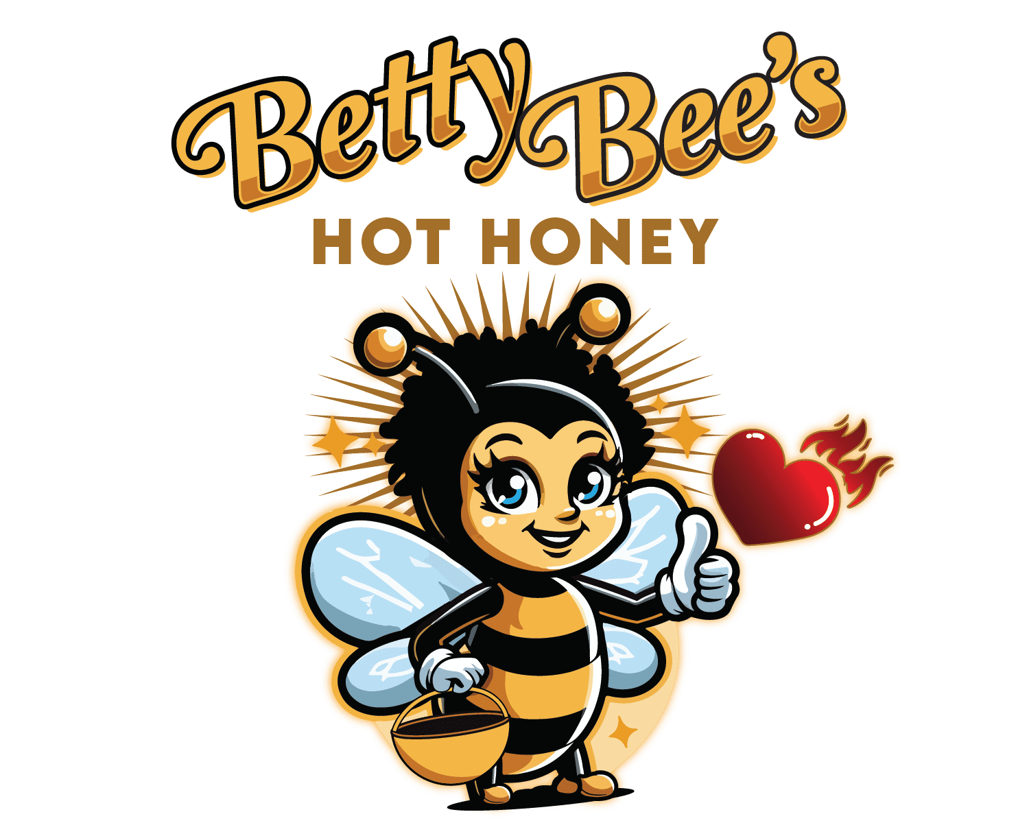 Betty Bee's Hot Honey Original Twin Pack 100% Organic Honey