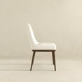 thumbnail image 6 of Grayson Mid-Century Modern Polyester Blend Fabric Dining Chair in Beige (Pair), 6 of 8