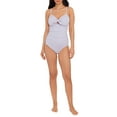 thumbnail image 3 of Time and Tru Women’s and Women’s Plus Size Sweetheart Tie Back One Piece Swimsuit, 3 of 4