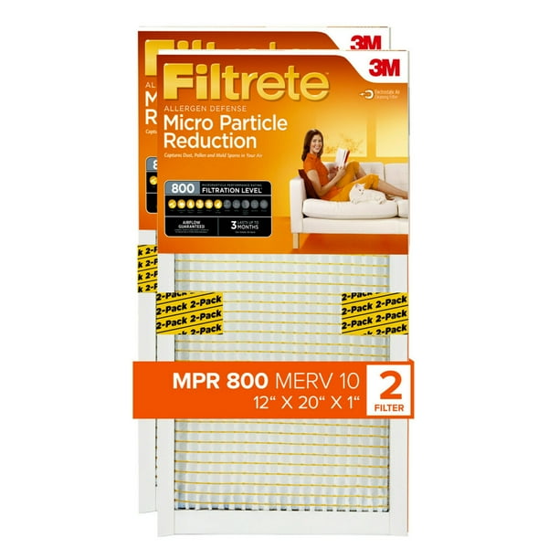 Filtrete by 3M, 12x20x1, MERV 10, Micro Particle Reduction HVAC Furnace