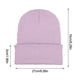 thumbnail image 4 of Minnieouse Gorros Beanie Gorros de punto Unisex Skullcap manga hilo multifuncional a prueba de viento accesorios para el cabello para deportes al aire libre Sombreros Púrpura claro Minnieouse AP010147-23, 4 of 5