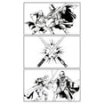 thumbnail image 2 of Women's Star Wars: Obi-Wan Kenobi Darth Vader vs Kenobi Sketch Panel Battle Graphic Tee White Medium, 2 of 4