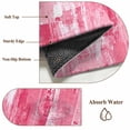 thumbnail image 6 of Pink Abstract Area Rugs 4'x6', Washable Small Throw Rugs for Office Bathroom, Vintage Geometric Gradient Oil Painting Modern Indoor Outdoor Rug Non-Slip Low Pile Carpet Runner Reversible Floor Mats, 6 of 8