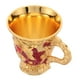 thumbnail image 2 of BRIGHTFUFU Copa de aleación de zinc vintage con estampado floral en relieve retro, copa medieval, elegante cáliz de fiesta para banquetes, bares, decoraciones de fiesta de Halloween., 2 of 8
