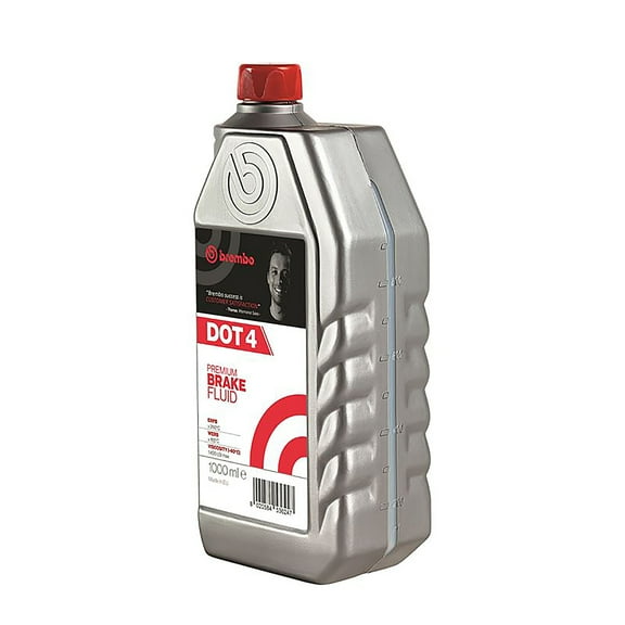 Brembo Premium DOT 4 Brake Fluid 1000 ML, 50000 Mile
