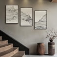 thumbnail image 4 of Neutral Singg Wall Art for Living Room, 3 Piece Modern Canvas Prints Paintings Artwork for Walls-Tan Beige Brown Minimalist Pictures for Living Room Hallway Bedroom Wall Decor, 4 of 6