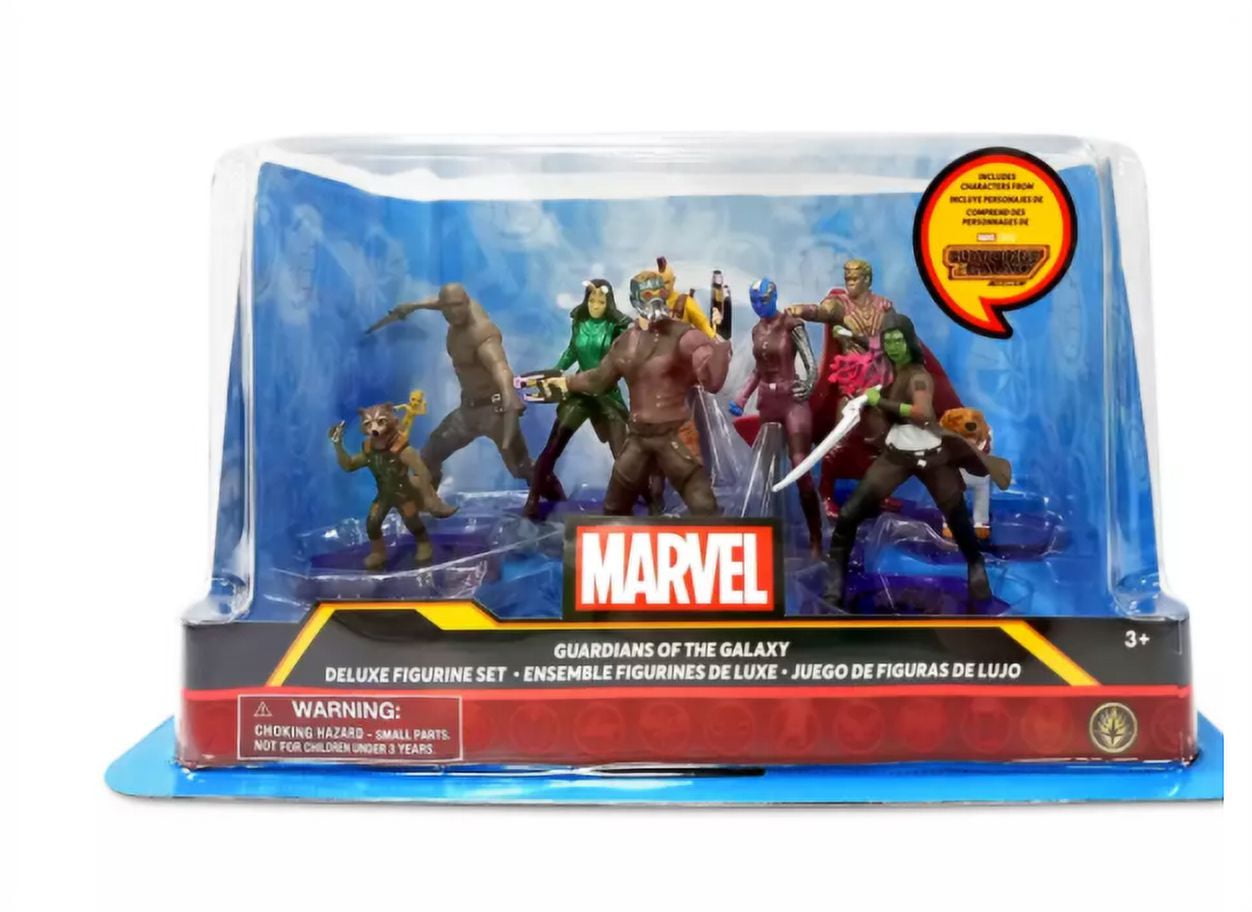 Disney Parks Guardians of the Galaxy Vol. 3 Deluxe Figure Set New