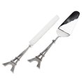 thumbnail image 1 of Godinger 56500 Eiffel Tower Cake Knife & Server, 1 of 1