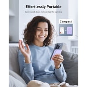 Baseus Magnetic 5000mAh Power Bank, Wireless Portable Charger for iPhone 17/16/15/14, Fast Charging Battery Pack, Purple