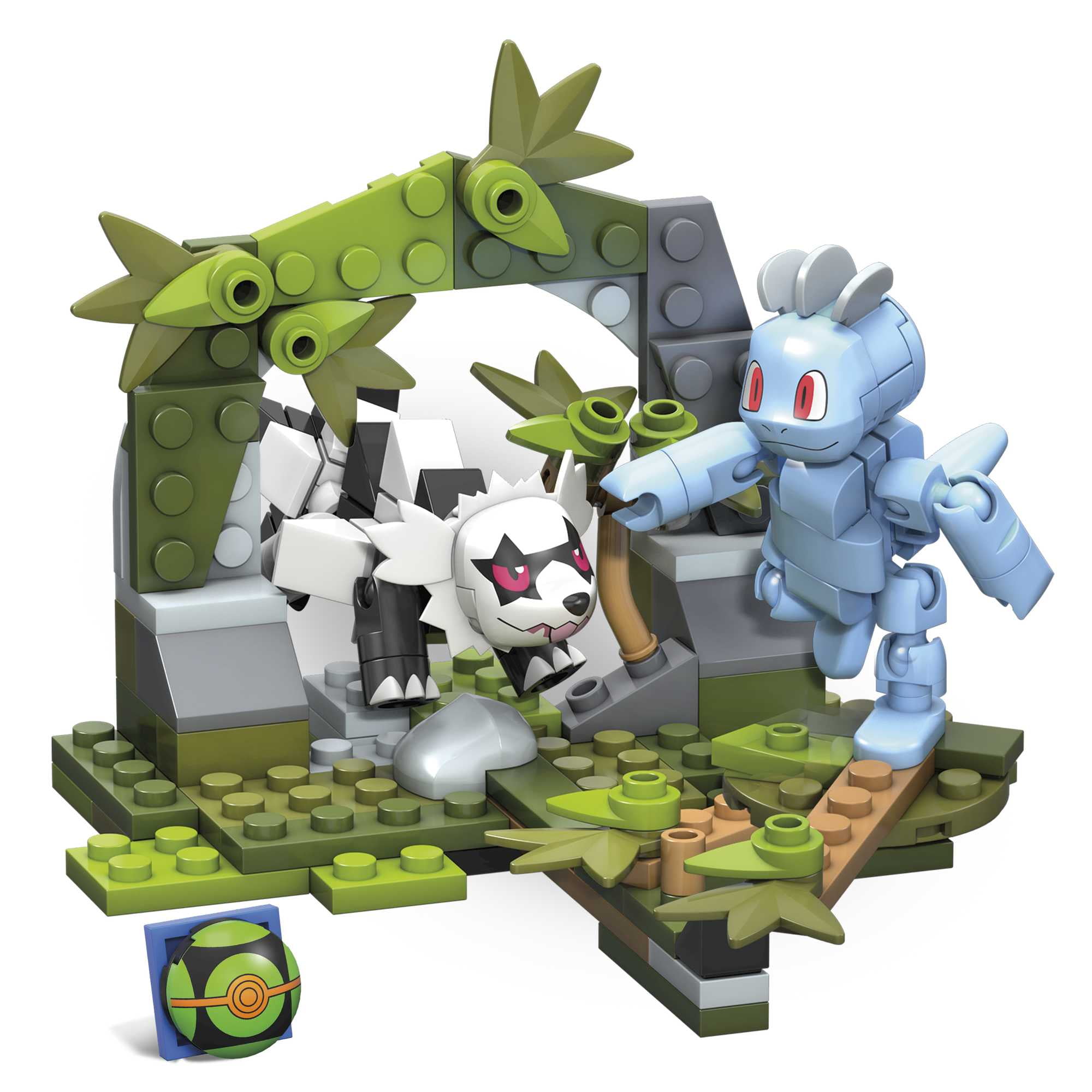MEGA Pokemon Building Toy Kit Machop Vs. Galarian Zigzagoon (149 Pieces) for Kids