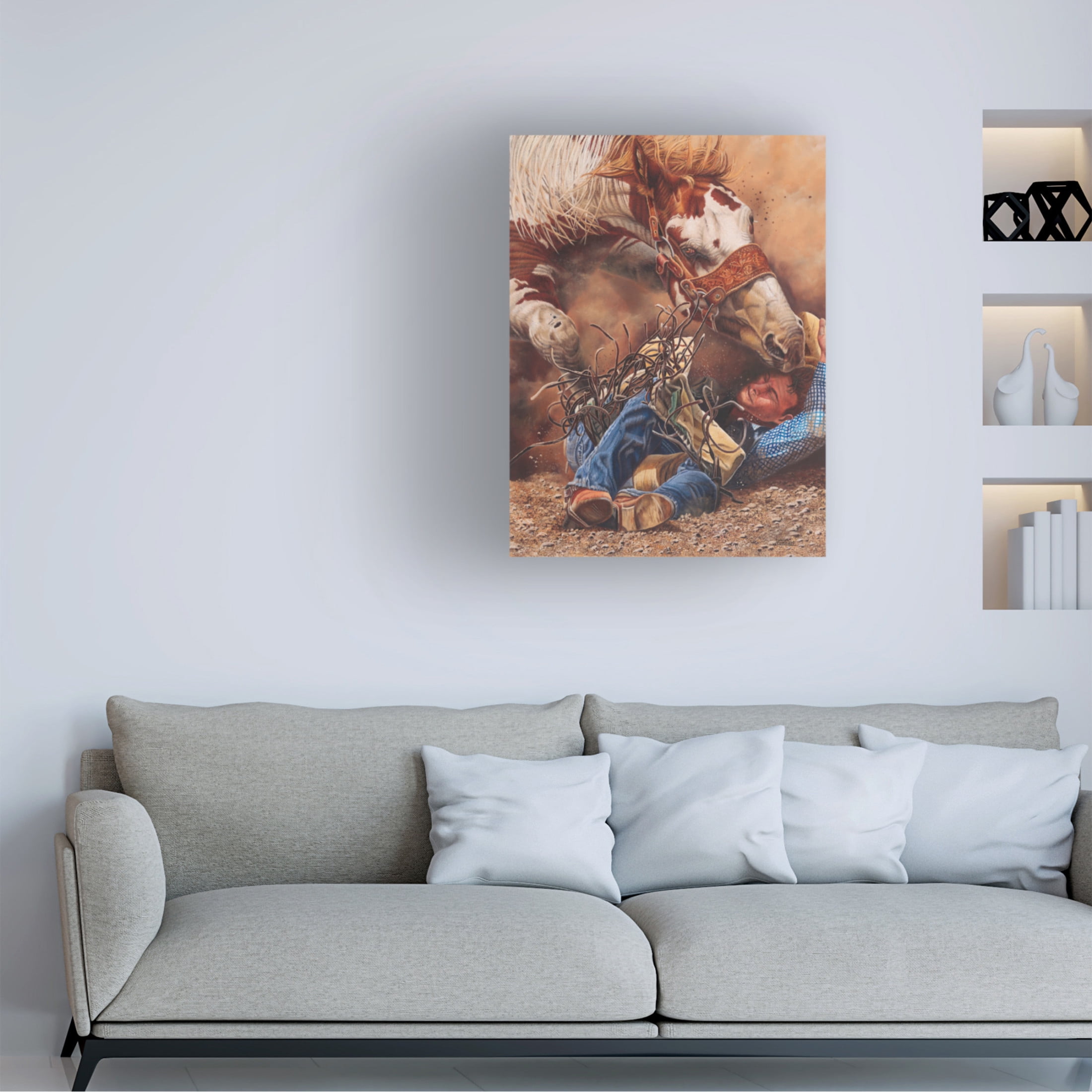Canvas Wall Art - Delene Lambert 'Hold My Beer' Wall Art for Living Room, Bedroom, or Office Décor by Trademark Fine Art - 24 x 32 Inches