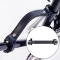 thumbnail image 3 of Elevador de manillar de bicicleta de cuero resistente, correa de transporte para cuadro de bicicleta, ajustable Negro, 3 of 9