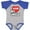 Heather and Royal, variant on Inktastic I Love My Uncle Boys or Girls Baby Bodysuit