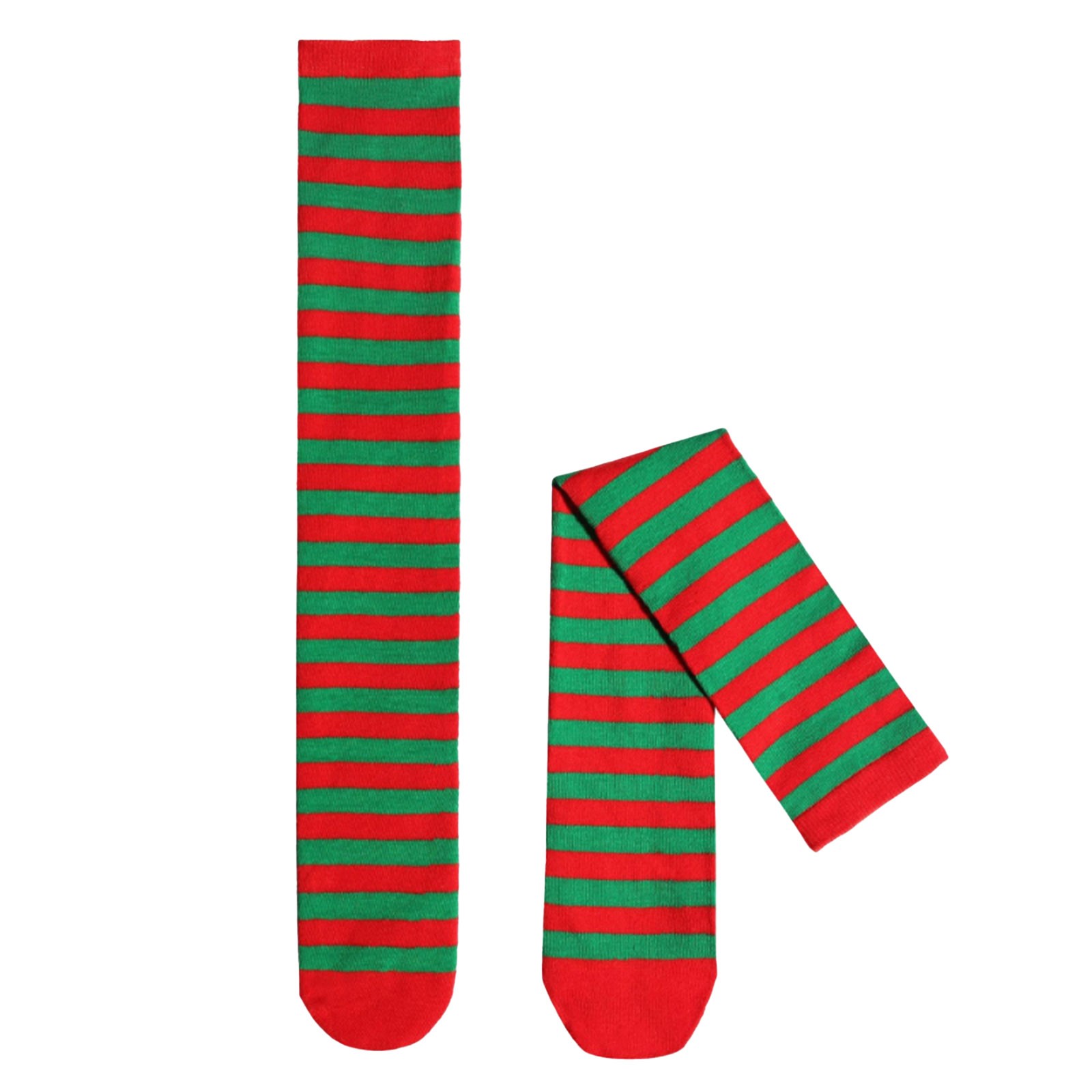 oqasdz Christmas Outfits Adult Elf Set Dress Up Color Matching Red and Green Stage Performance Jumpsuits with Hat Party Theme Events