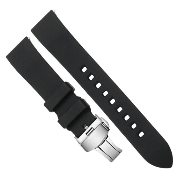 Correa de reloj de silicona Correa de reloj de pulsera Correa deportiva clásica Correa de repuesto fácil 20MM