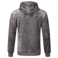 thumbnail image 4 of Aayomet Heated Hoodies for Men Winter Tops Plush Warm Long Pullover Double-Sided Men Men's Coats Jackets (Gray, XXL), 4 of 4