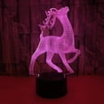 thumbnail image 6 of LINLIN 3D Night lamp, 3D lamp 3D Illusion Night Lights 3D Animal Optical Illusion Desk Lamp 7 Color Change USB Touch Switch Desk Night Light 3D Table Lamp for Kids, 6 of 6