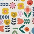 thumbnail image 4 of Yayeee Shower Curtain with Hooks 72"x72" Waterproof Fabric Bathroom Hanging Decor, Colorful Cartoon Flowers, 4 of 5