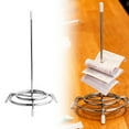 thumbnail image 2 of Support de Reçu en Laiton pour Restaurant, Fourchette en Acier Inoxydable pour Factures et Mémos (Argenté), 2 of 6