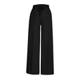 thumbnail image 5 of Yangnuo Womens Fashion Loose Oversized Comfy Sweatpants 2025 Women Plus Size Solid Color Elastic Waist Pocket Drawstring Sports Pants Trousers, 5 of 5