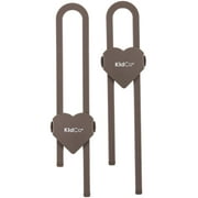 KidCo Child Safety Lock for Sliding Cabinet, 2-Pack, Brown