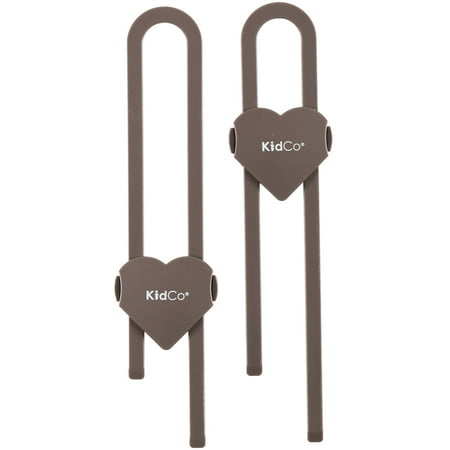 KidCo Child Safety Lock for Sliding Cabinet, 2-Pack, Brown