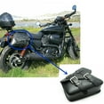 thumbnail image 2 of PU Leather Motorcycle Saddle Bags Saddlebag Luggage Bag Fit for Sportster 883 Dyna, 2 of 4