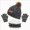 HH50-Dark Gray, variant on Beanie Knit Hats Hat Scarf Gloves Set Kids Winter Hat Scarf Gloves Set With Knit Thick Warm Fleece Lined
