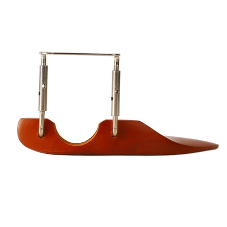 4/4 Size 1x Mahogany Violin Chin Rest With Matel Clip And Cork