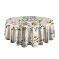 thumbnail image 5 of Pioneer Flower Floral Print Pattern Round Tablecloth 60"x60",Wrinkle Wipeable Table Cloth for Kitchen Dining Room Picnic Patio Party, 5 of 6