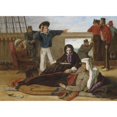 thumbnail image 2 of John Dalbiac Luard 18x14 Gold Ornate Wood Frame and Double Matted Museum Art Print Titled - Nearing Home (1858), 2 of 4