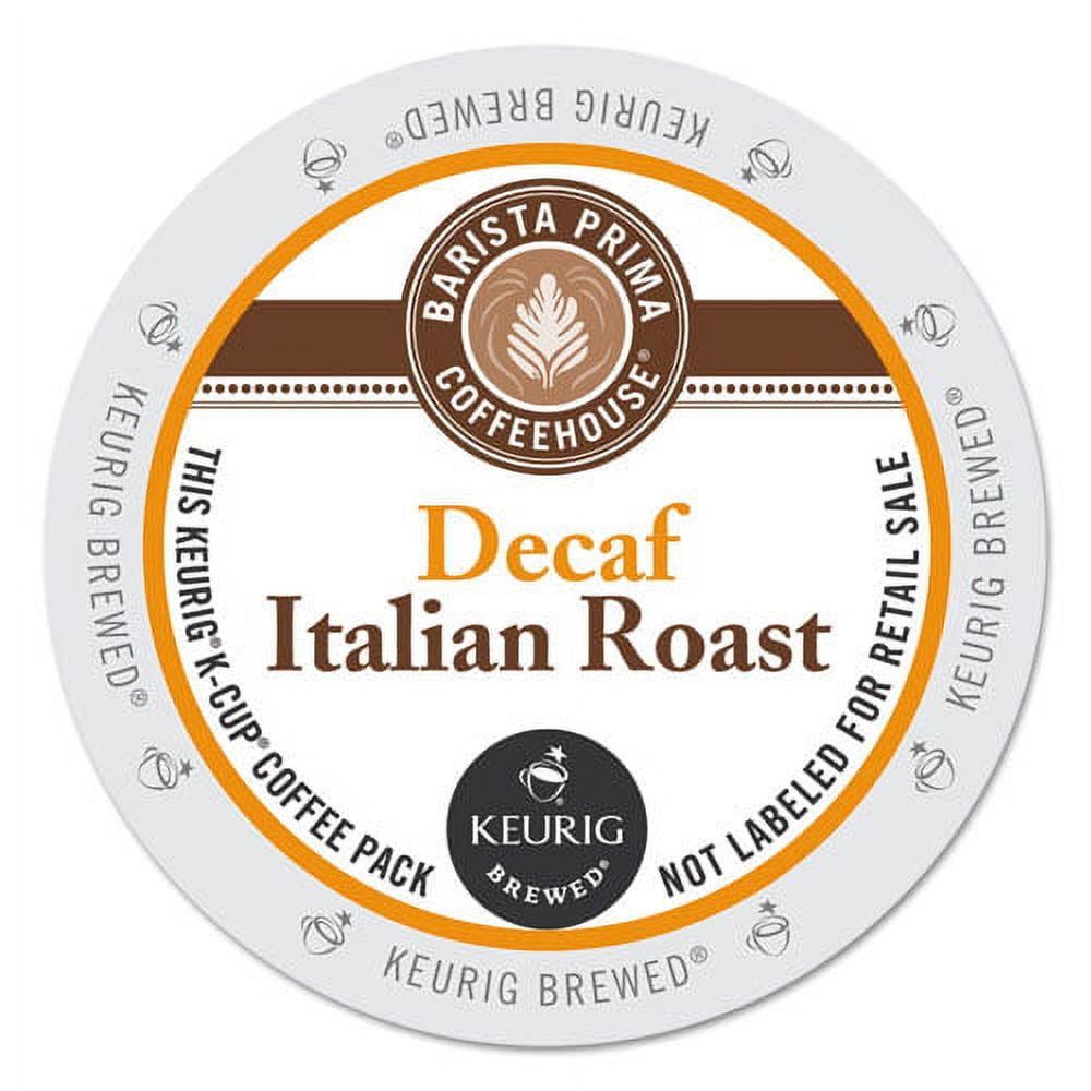Barista Prima Coffee K-Cups, Decaf, Italian Roast, 24 Count