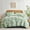 Green, variant on Davulos Queen Bed in Bag,7 Piece Khaki Bedding Comforter Set Floral Printed Complete Comforter Set for All Season with Comforter,Sheets,Pillowcases & Shams