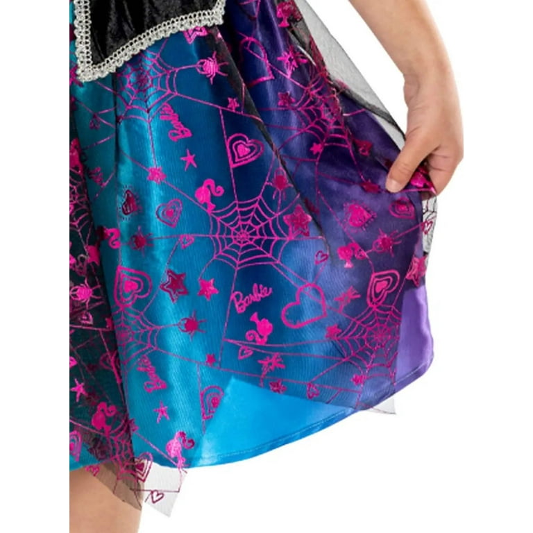 Barbie Witch Kids Costume Beautiful Rainbow Dress Barbie Witch Kids Costume Beautiful Rainbow Dress