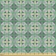 thumbnail image 2 of Ambesonne Geometric Fabric by the Yard Upholstery, Vintage Medieval Mosaic, 3 Yards, Pale Mauve Almond Green, 2 of 5