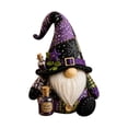 thumbnail image 3 of Halloween Patchwork Gnome DIY Craft Kit, Handmade Sewing Plush Gnome Ornament, DIY Holiday Decor Set for Halloween Home Party Gift, 3 of 6