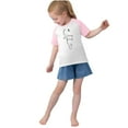 thumbnail image 3 of Children Boy Girl Short Sleeve Tops Graphic Blouses for Kid Boat Neck Spandex Lounge Cute Summer Fall Shirts 2026 Clothing Fashion Country Concert 5 Years, 3 of 8