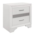 thumbnail image 4 of White & Silver Glitter Finish - 3 Drawer Storage with Hidden Jewelry Compartment - Bedroom Use - Protect Jewelry & Easy Organization, 4 of 4