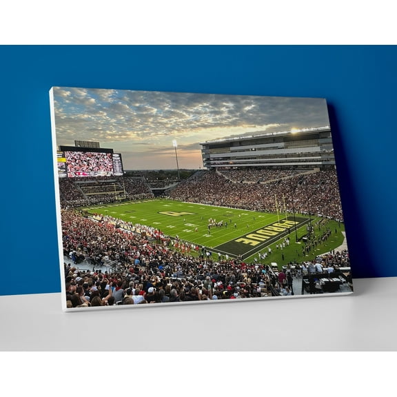 Purdue Football Stadium Poster or Canvas Wall Art