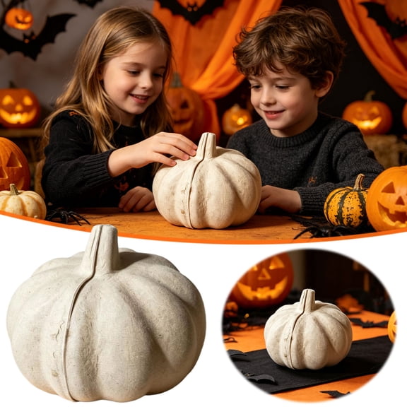 Bwomeauty Fall Decor, 1pc Pumpkin Ornaments Are Suitable For Halloween Autumns Themed Decoration Handmade Painting DIY Window Display Or Photography Props, Holiday Gifts