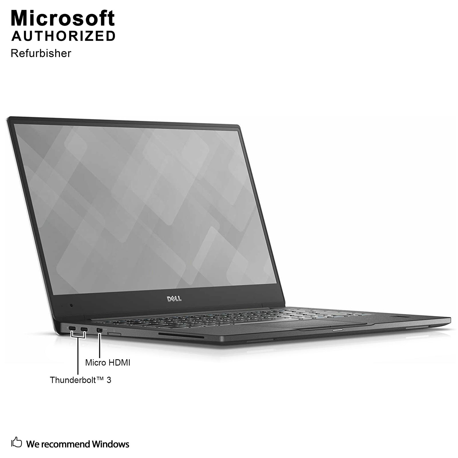 Dell Latitude 7370 TOUCH 13.3 Laptop, INTEL CORE M5-6Y57/8G/256G 1.1GHZ, 8G  DDR3, 256G SSD, DP, HDMI, Windows 10 Pro 64 Bit-Multi-Language(EN/ES/FR)